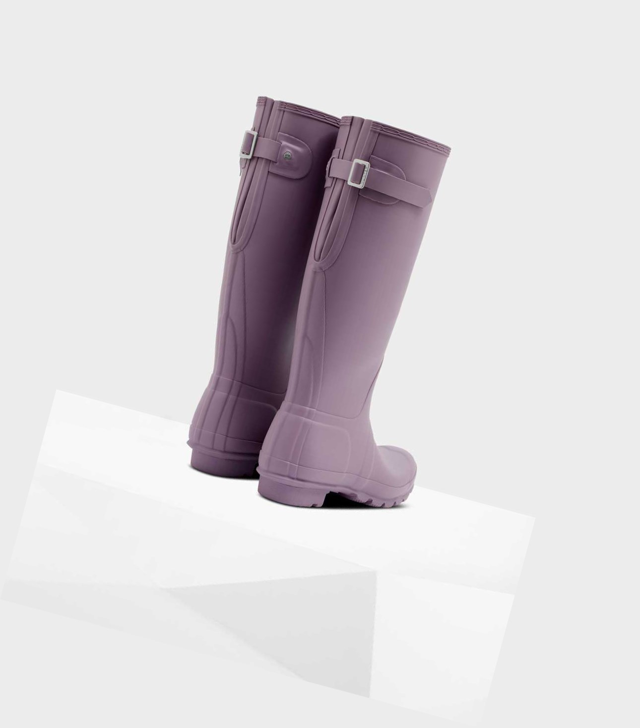 Stivali Alti Donna Hunter Original Alti Back Wellington Adjustable Viola | MUBSDI-392