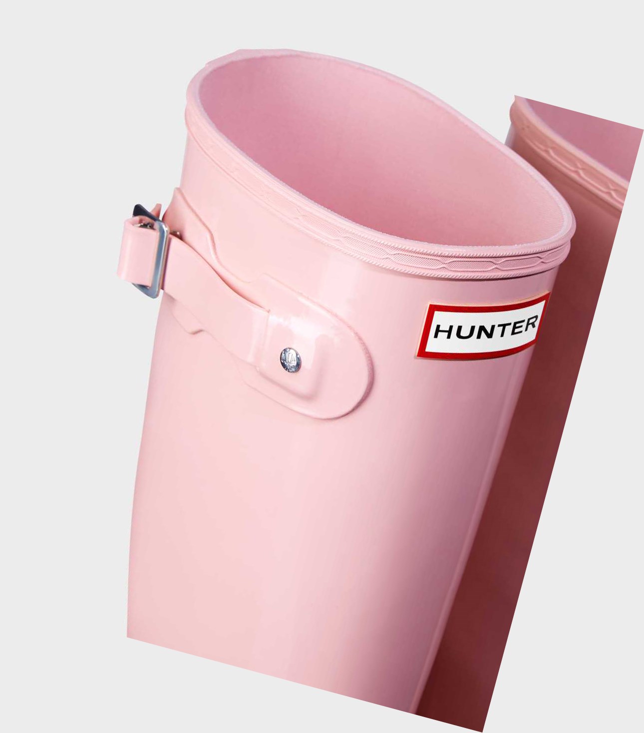 Stivali Alti Donna Hunter Original Gloss Wellington Rosa | FKVIYU-845