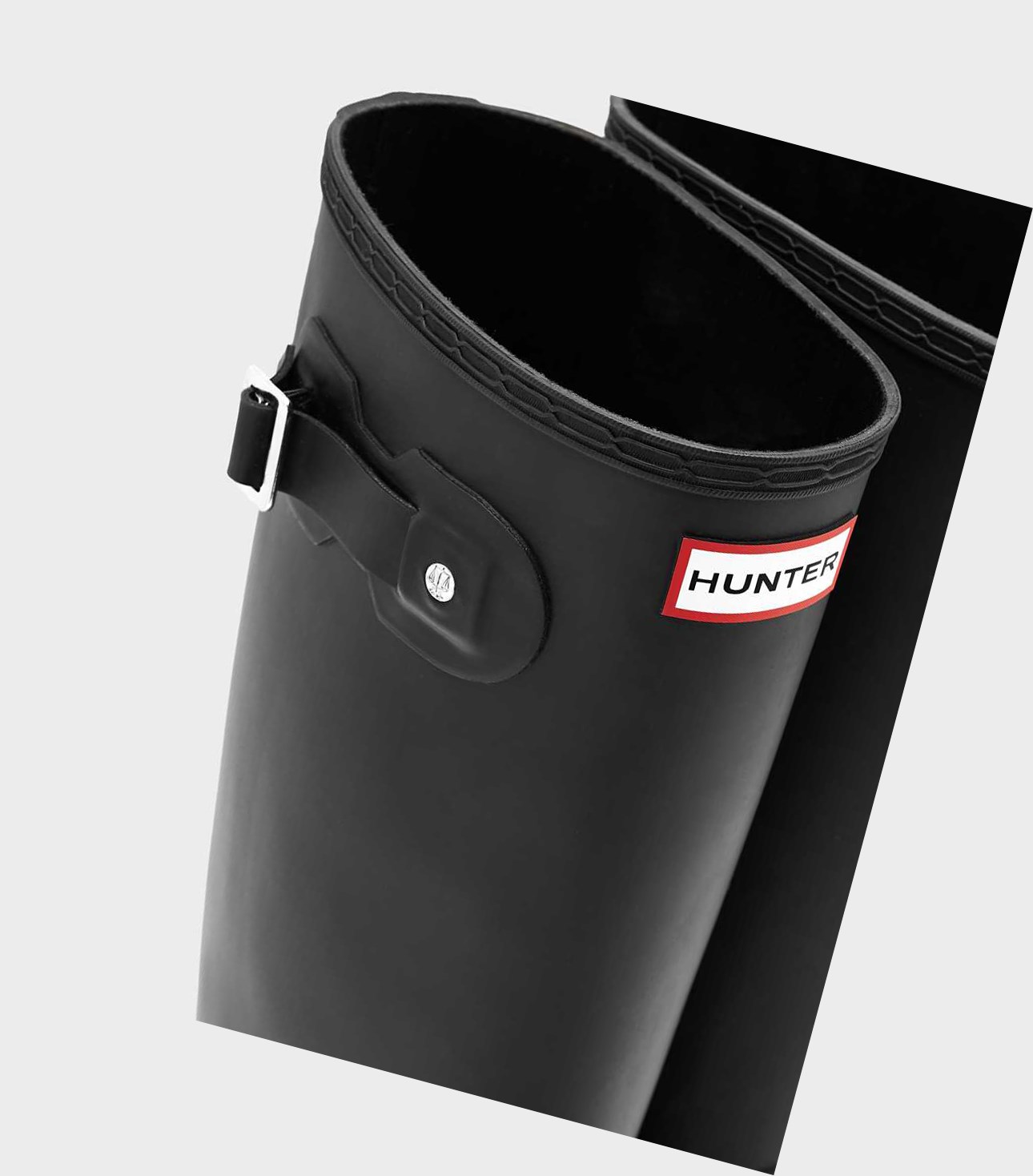 Stivali Alti Donna Hunter Original Larghe Leg Wellington Nere | PMFHEX-362