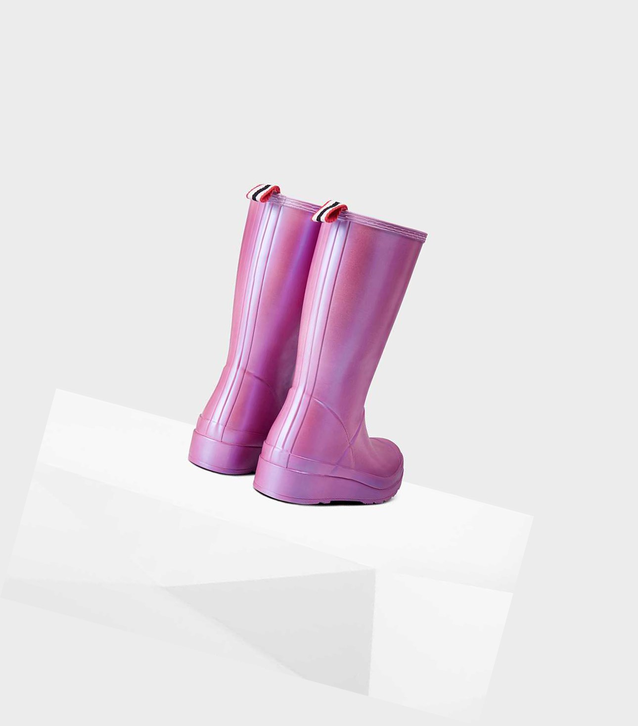 Stivali Alti Donna Hunter Original Play Nebula Wellington Rosa | FZDCSG-860