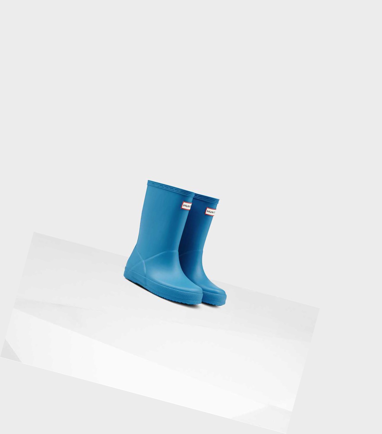 Stivali Corti Bambino Hunter Original First Classiche Wellington Blu | VEHPOI-385