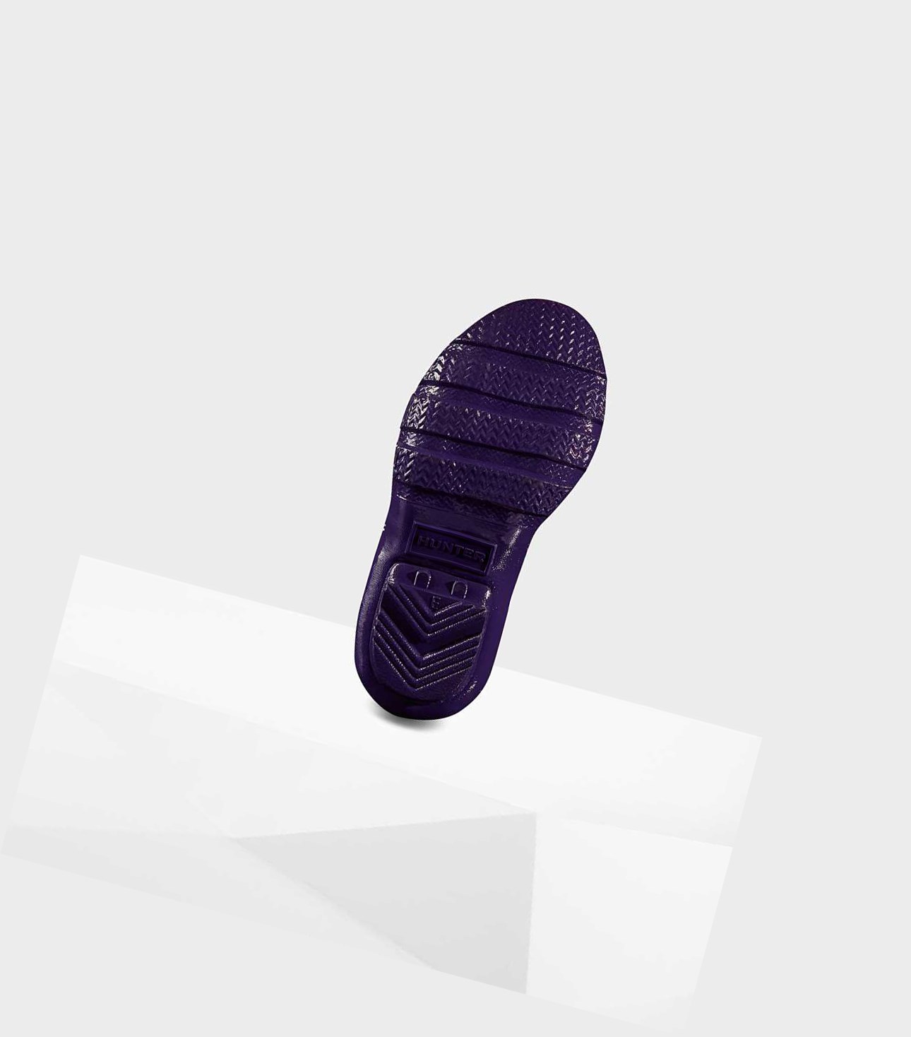 Stivali Corti Bambino Hunter Original Little Giant Glitter Wellington Viola | QSALRM-954