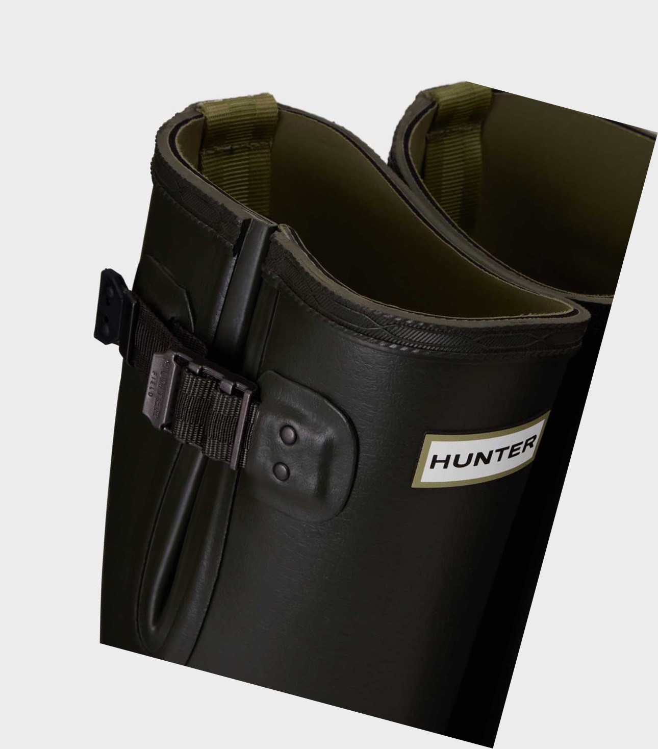 Stivali Corti Donna Hunter Balmoral Side 3mm Neoprene Corta Wellington Adjustable Verdi | JGPYIH-208
