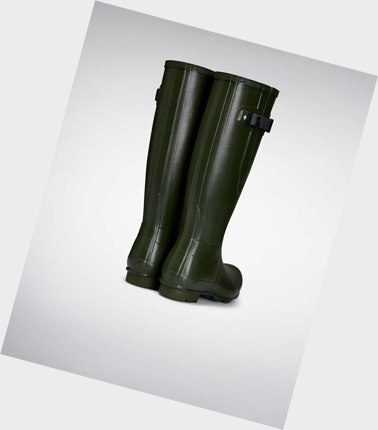 Stivali Corti Donna Hunter Norris Field Side Corta Wellington Adjustable Verdi | JARZVL-065