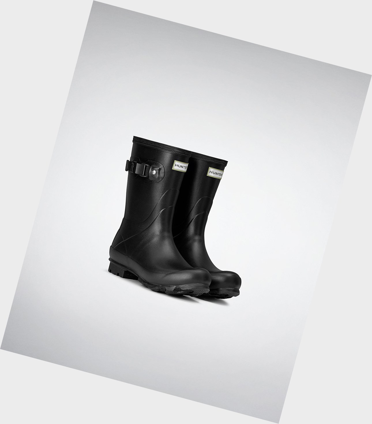 Stivali Corti Donna Hunter Norris Field Nere | TZVNHR-720