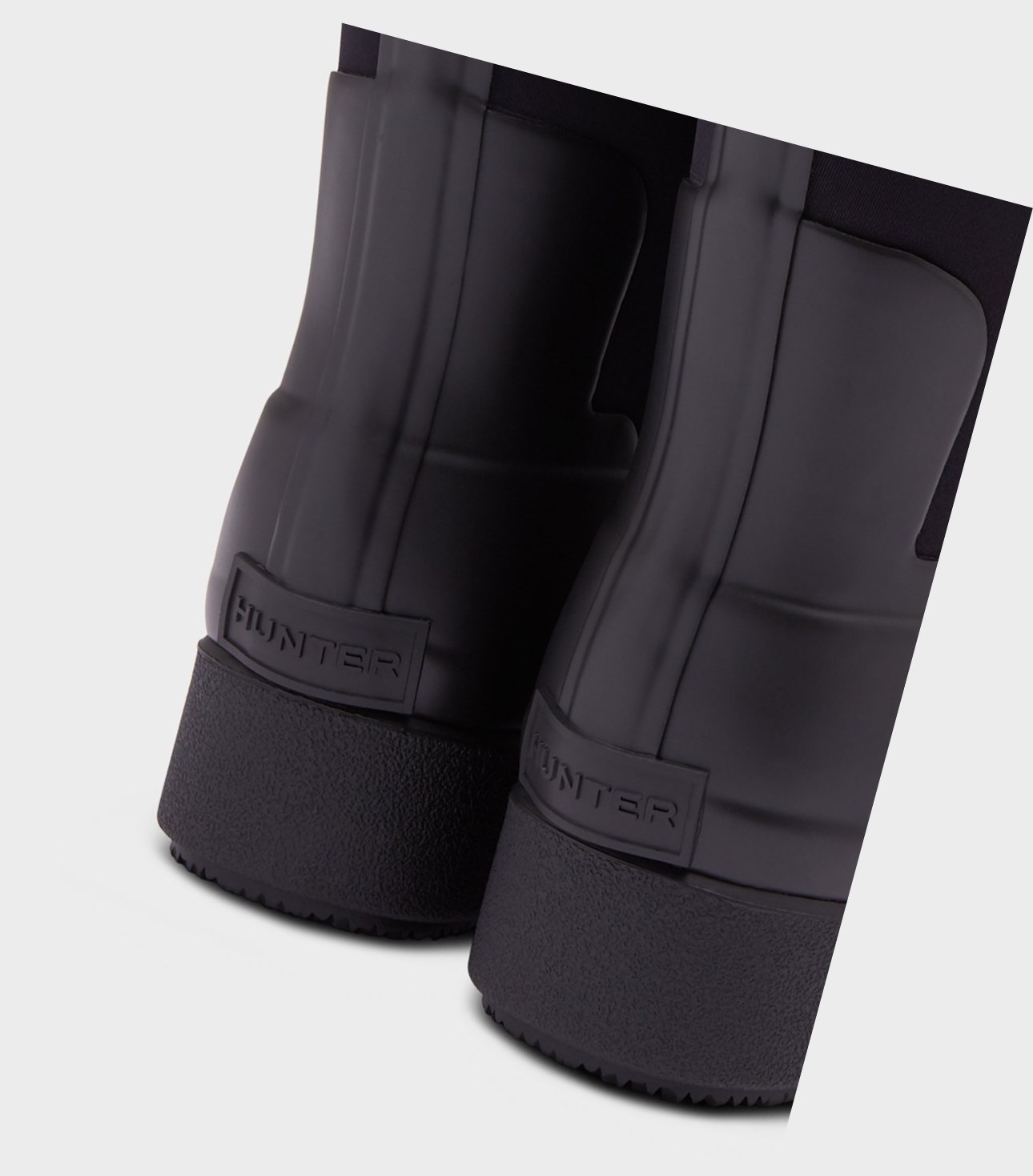Stivali Corti Donna Hunter Refined Slim Fit Neoprene Corta Nere | UGFSBC-591
