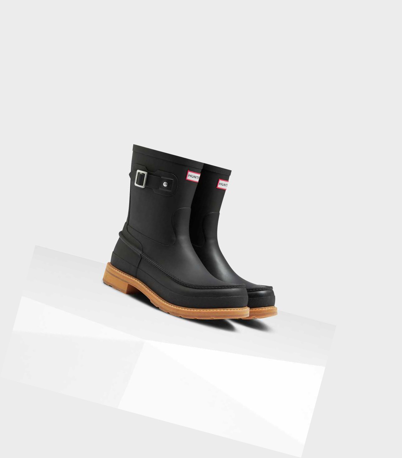 Stivali Corti Uomo Hunter Original Moc Punta Wellington Nere | ERVBMC-043