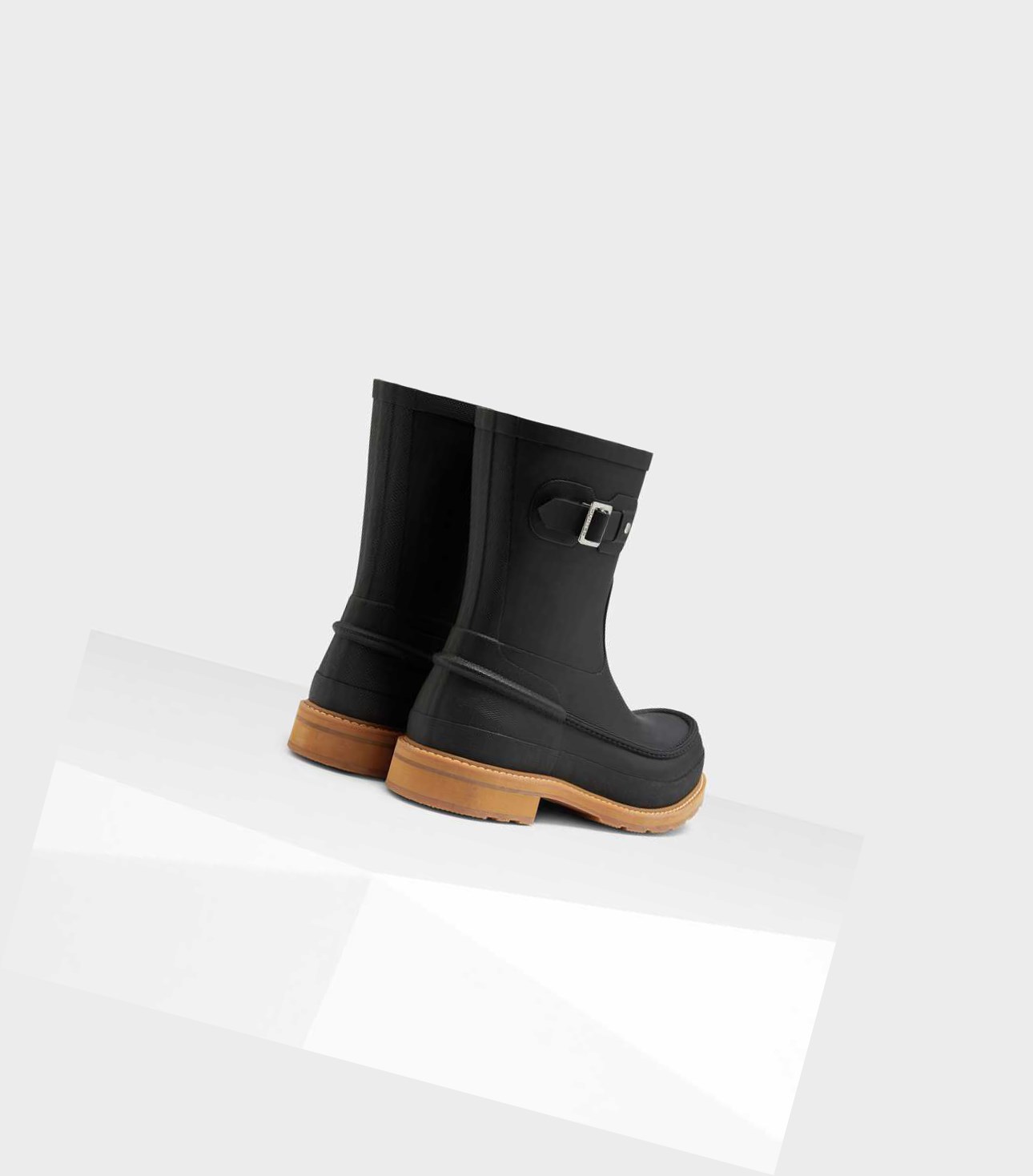 Stivali Corti Uomo Hunter Original Moc Punta Wellington Nere | ERVBMC-043