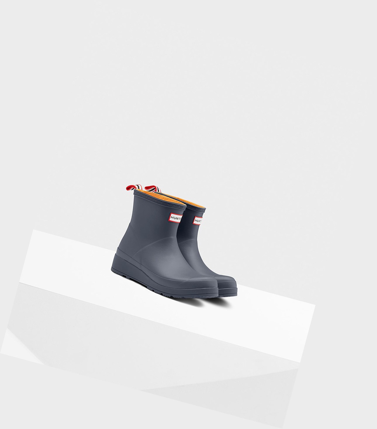 Stivali Play Donna Hunter Original Insulated Corta Rain Grigie | QGIELZ-157