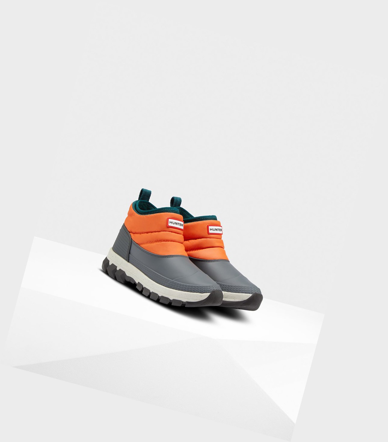 Stivali da Neve Donna Hunter Original Insulated Ankle Arancioni | TNIXPL-942